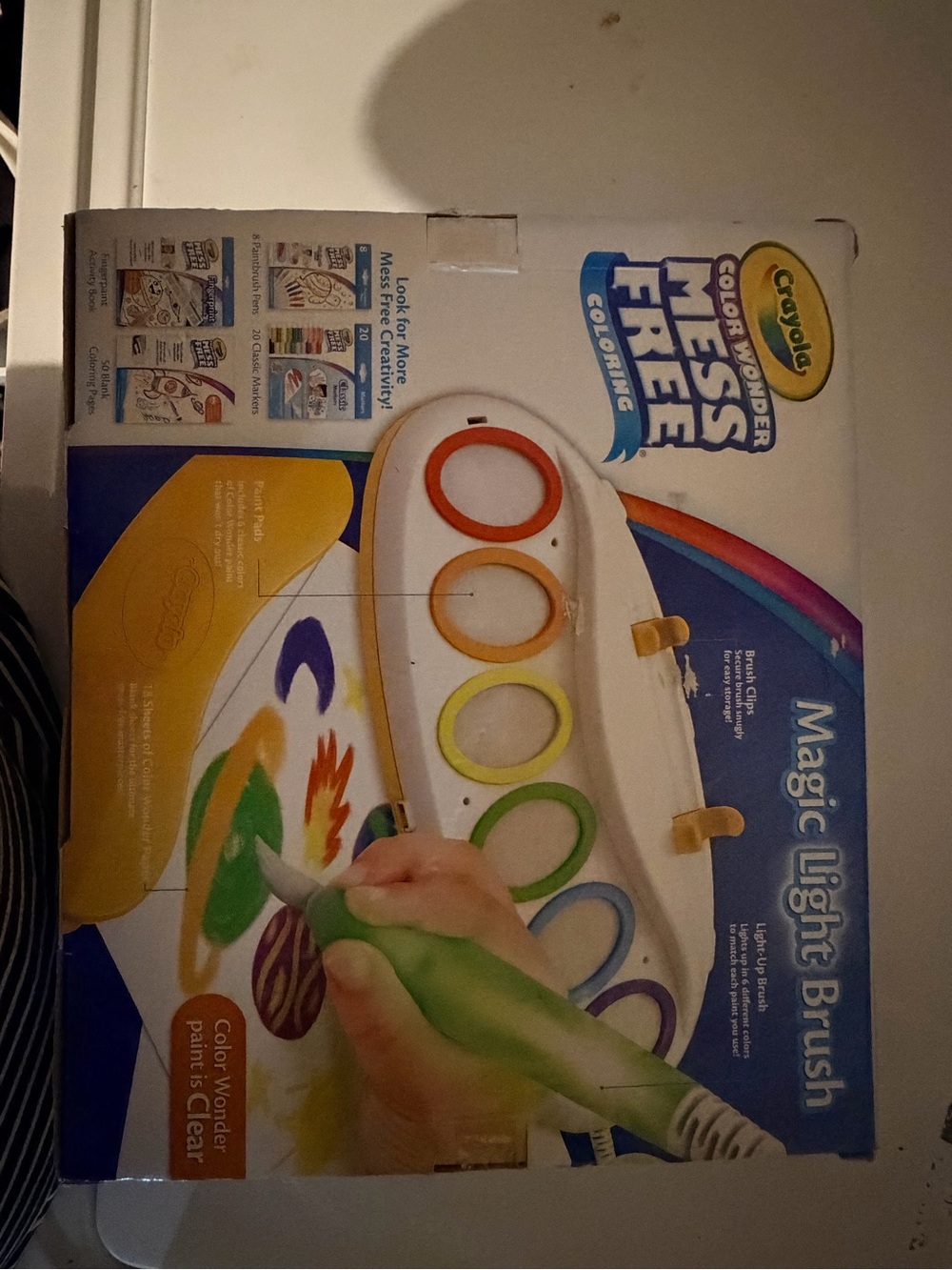 Crayola Magic Light Brush - Color Wonder Mess Free Painting (Multicolor)